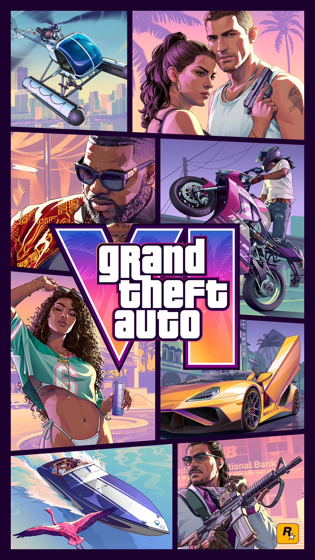 GTA 6 Official Cover Art Portrait