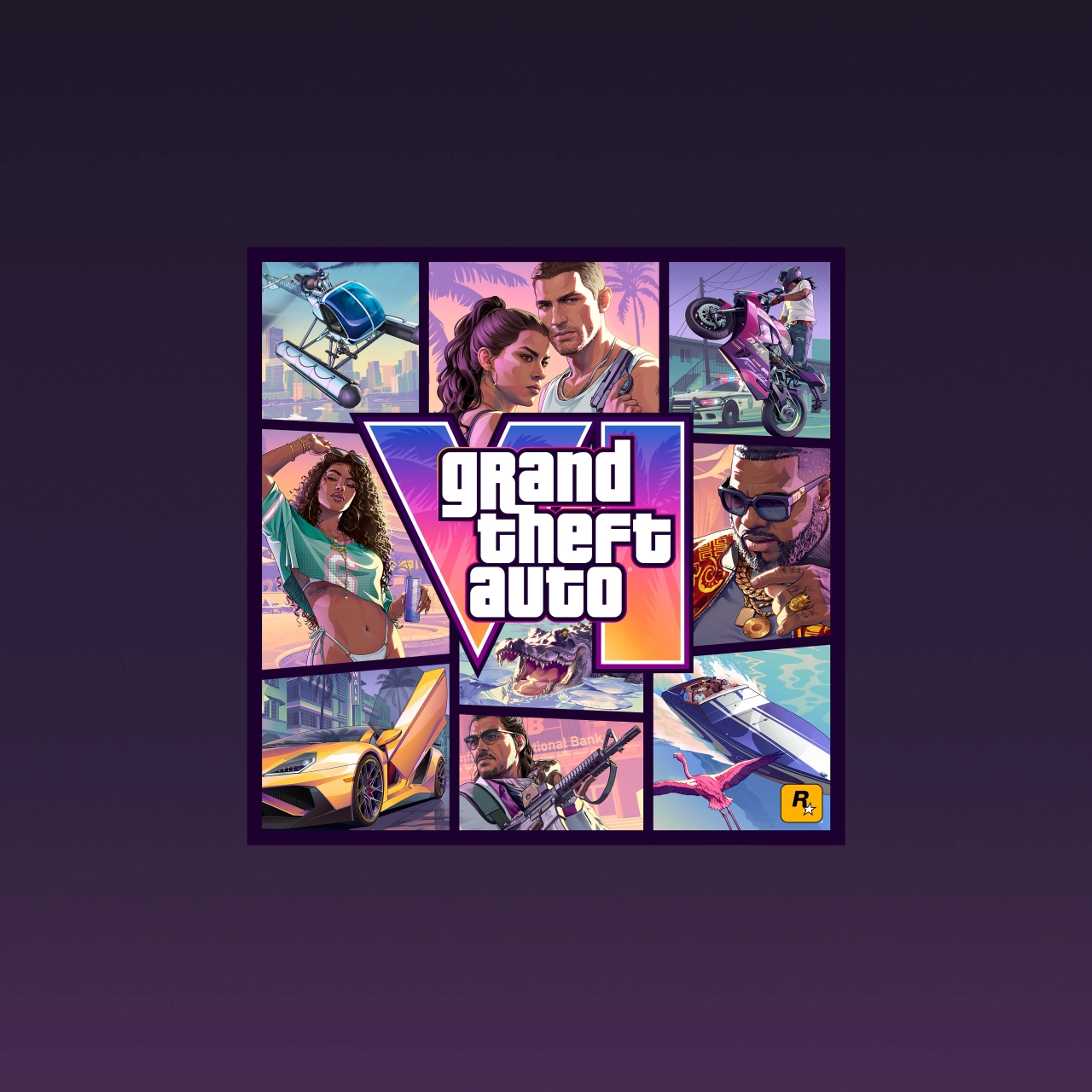 GTA 6 Official Cover Art Tablet