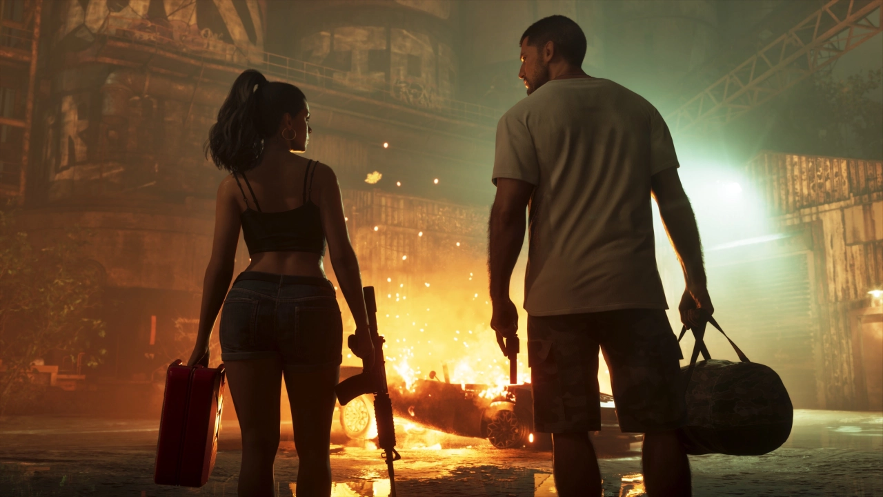 GTA 6 Preview 6 Jason And Lucia Fire
