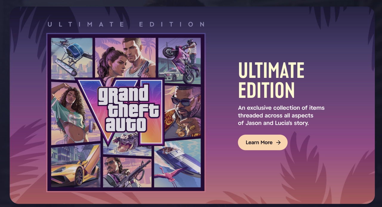 GTA 6 Ultimate Edition Rockstar Website