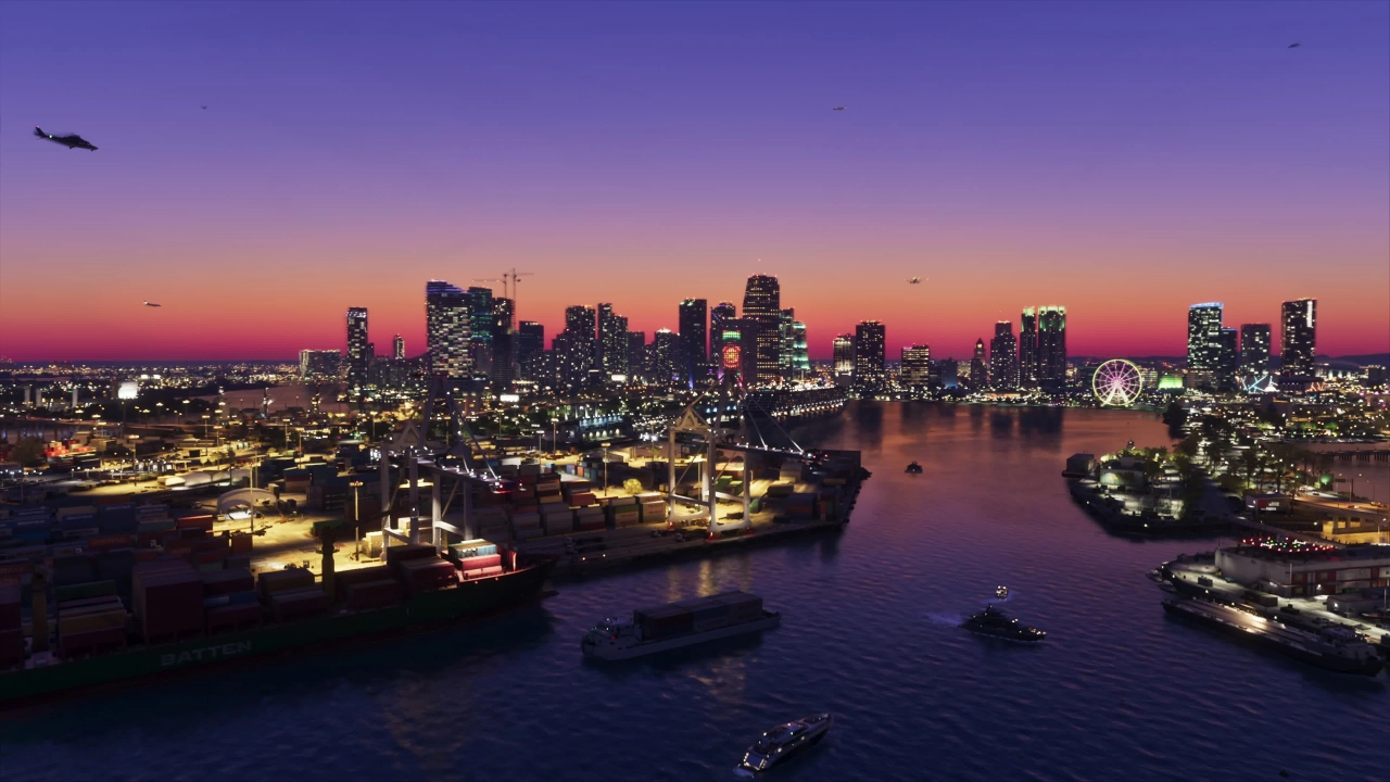 GTA 6 Website Vice City Skyline