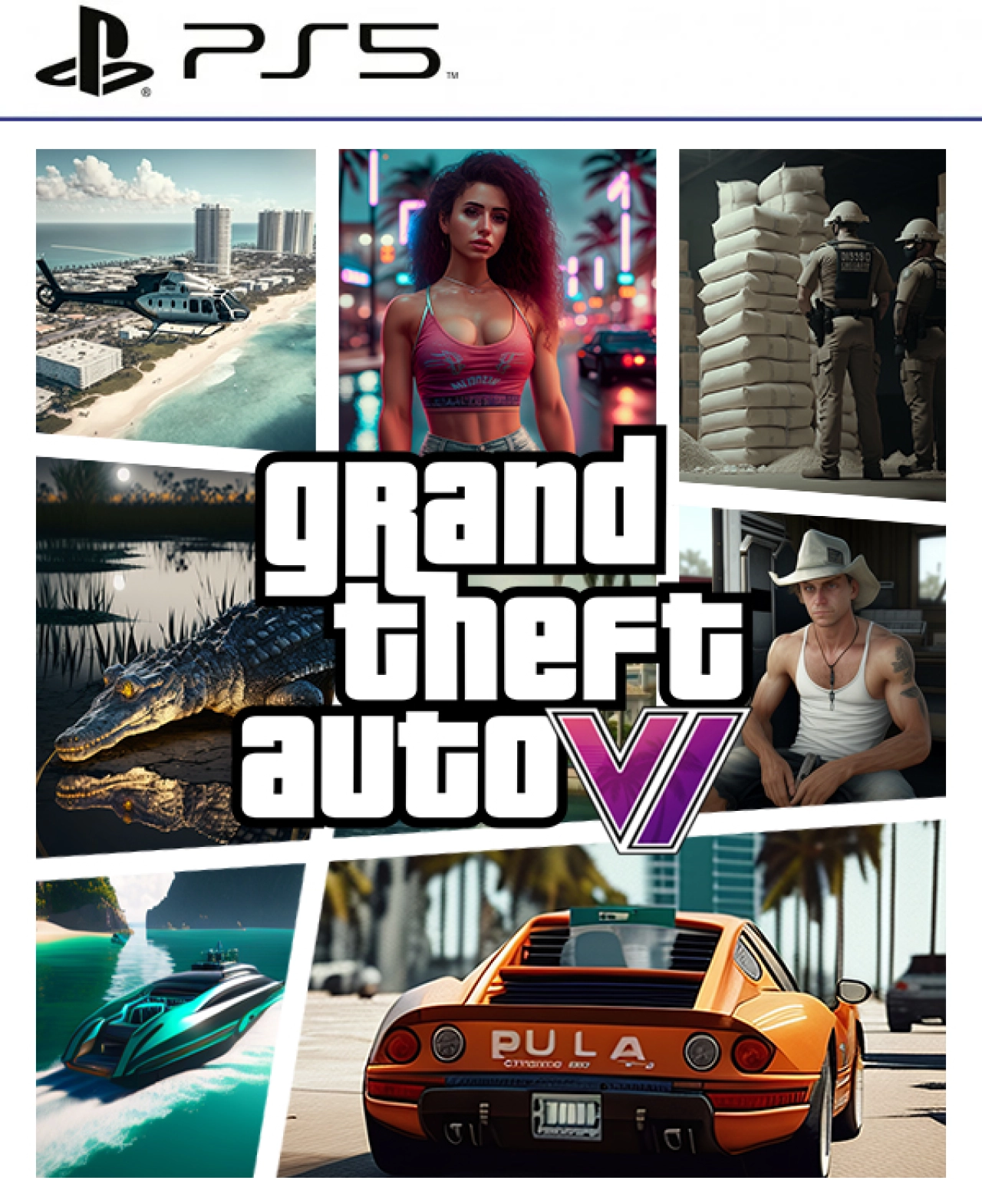 GTA VI AI Generated Box Art By Streetw1s3