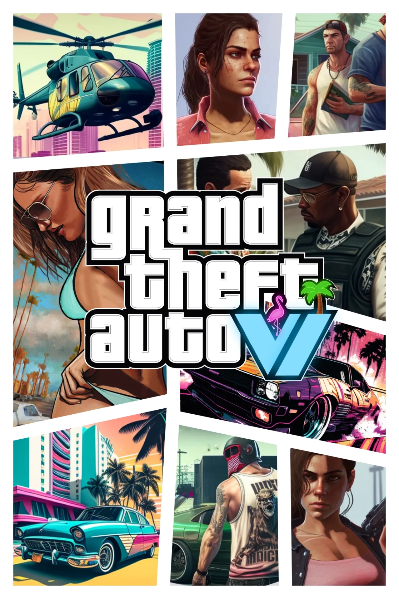 GTA VI Box Art Concept By Hosia12