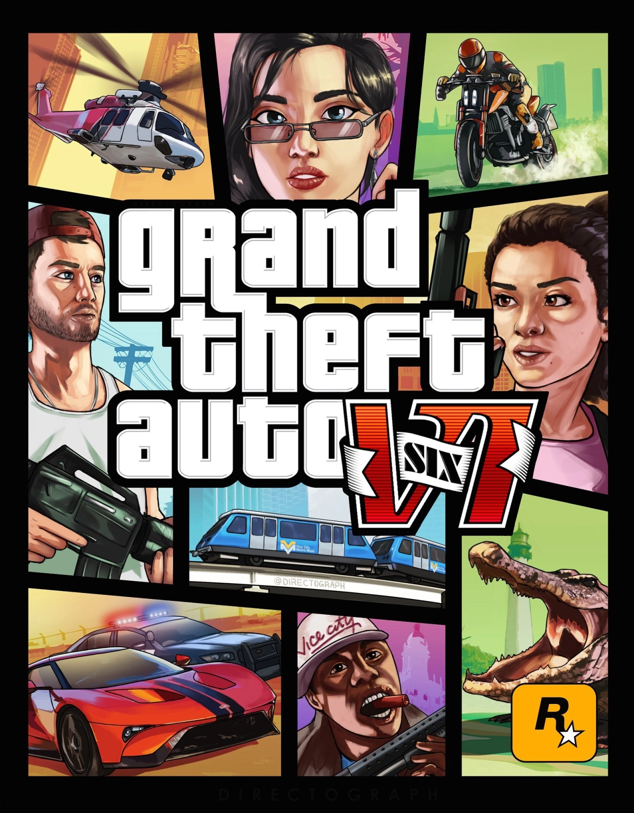 GTA VI Fan Created Box Art by Directograph