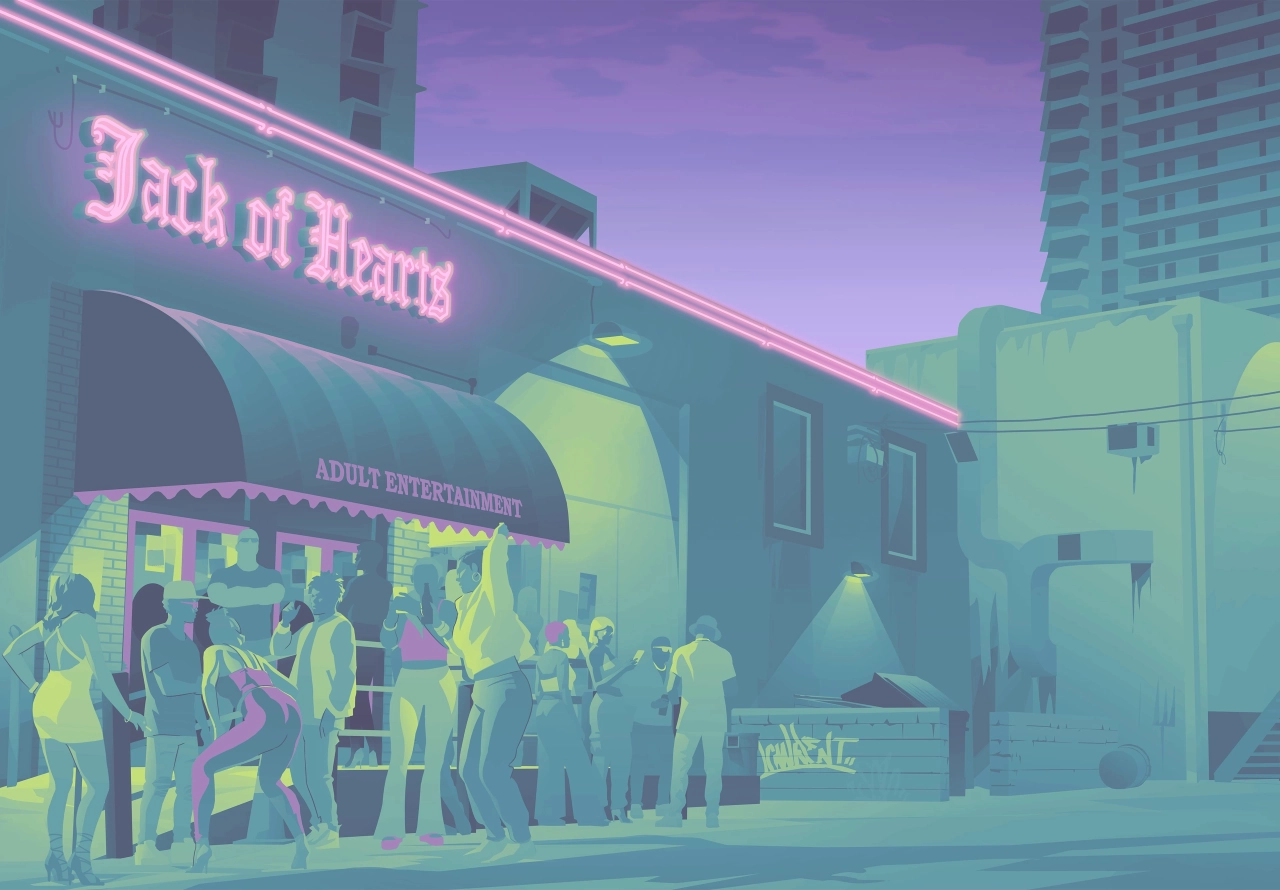 GTA VI Jack Of Hearts Exterior Artwork
