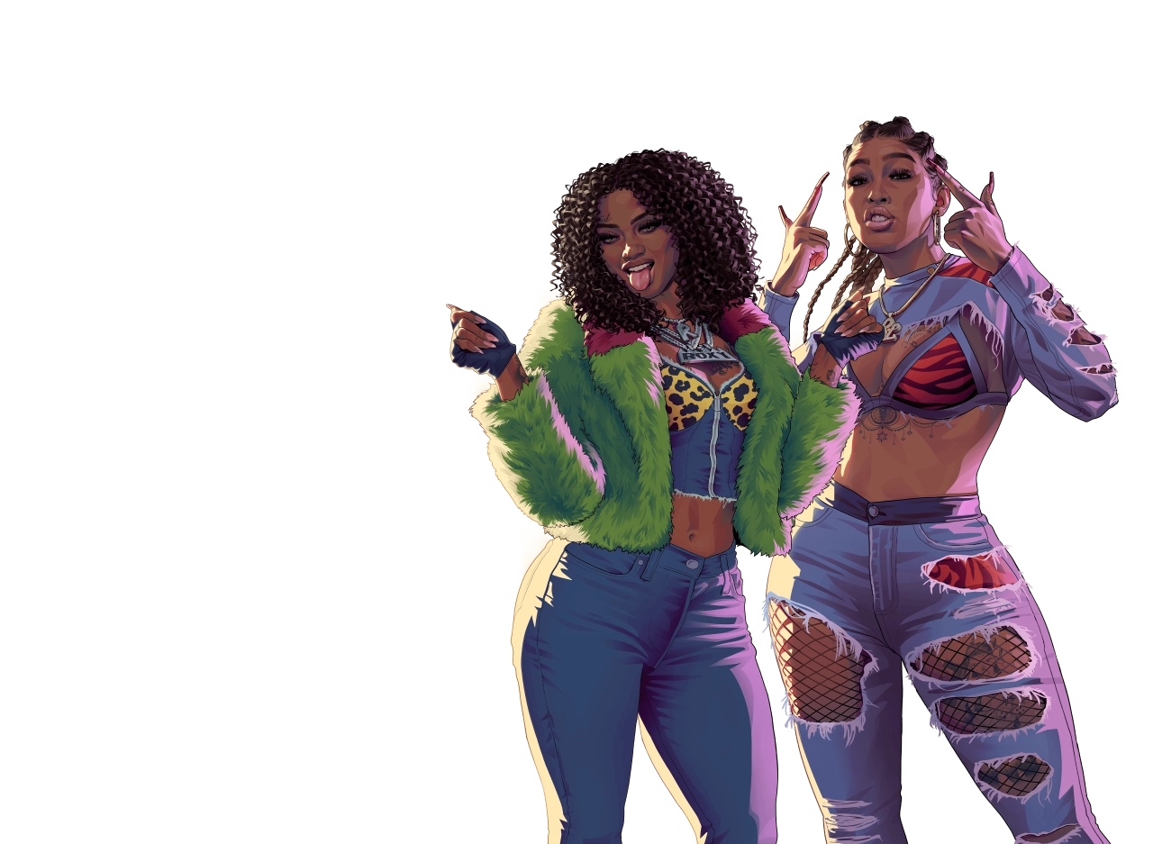 GTA VI Real Dimez Artwork (Transparent)