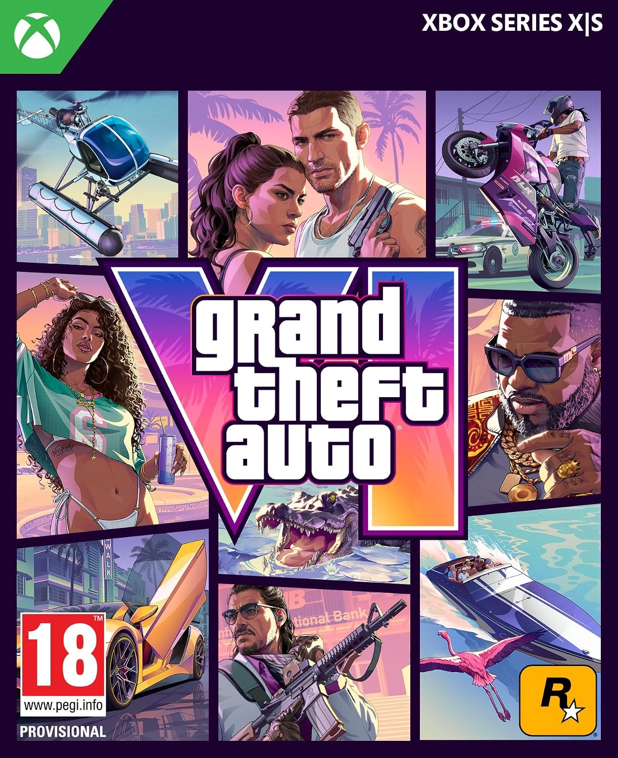 GTA VI Xbox Cover PEGI 18 Provisional