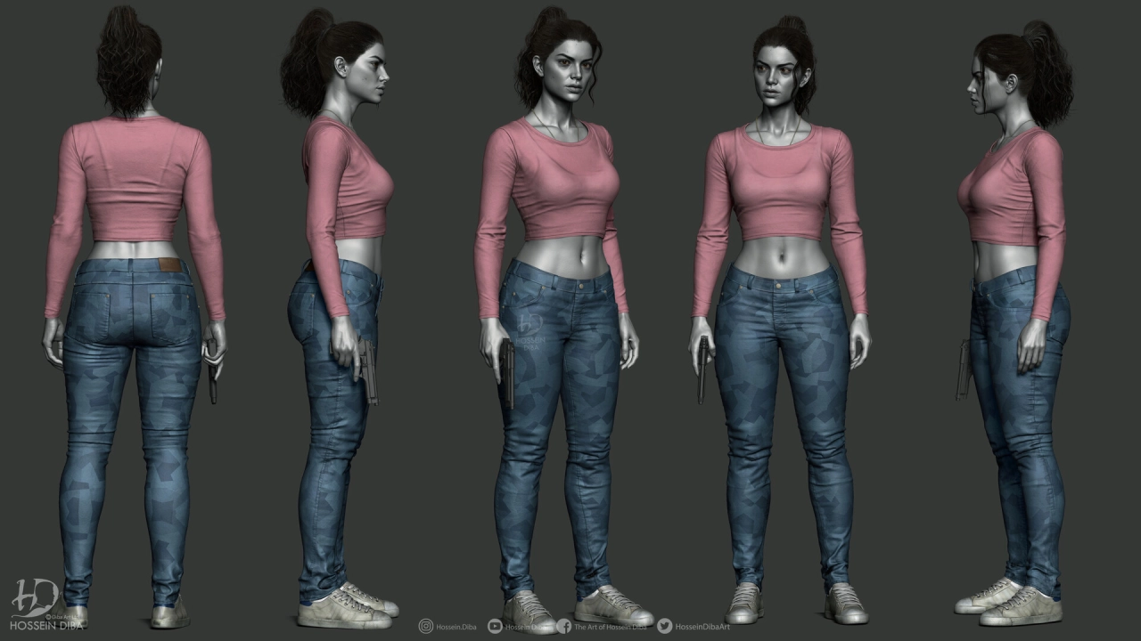 GTA 6 Lucia 3D Model By Hossein Diba 51