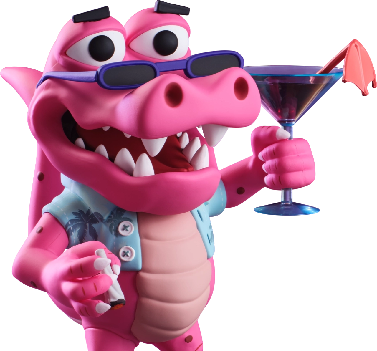 GTA VI Collectors Vice City Leonida Macca The Gator Transparent