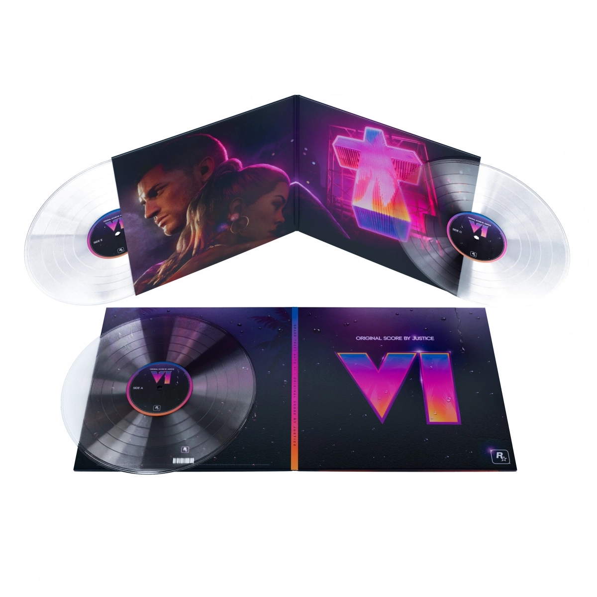 GTAVI Original Score By Justice Crystal Clear Vinyl
