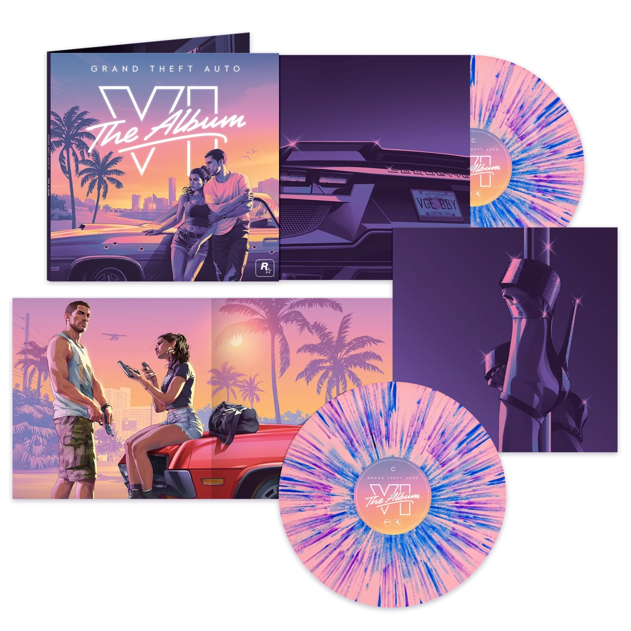 GTA VI The Album Multiple Transparent - Blood Records Exclusive 3