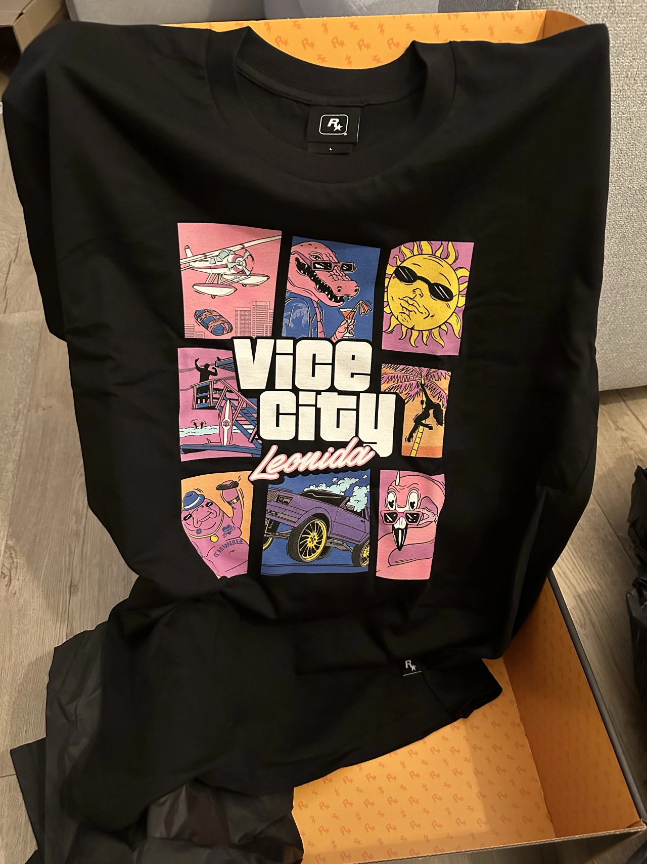iGTA GTA 6 Merch Box Black Goodtime State Tee