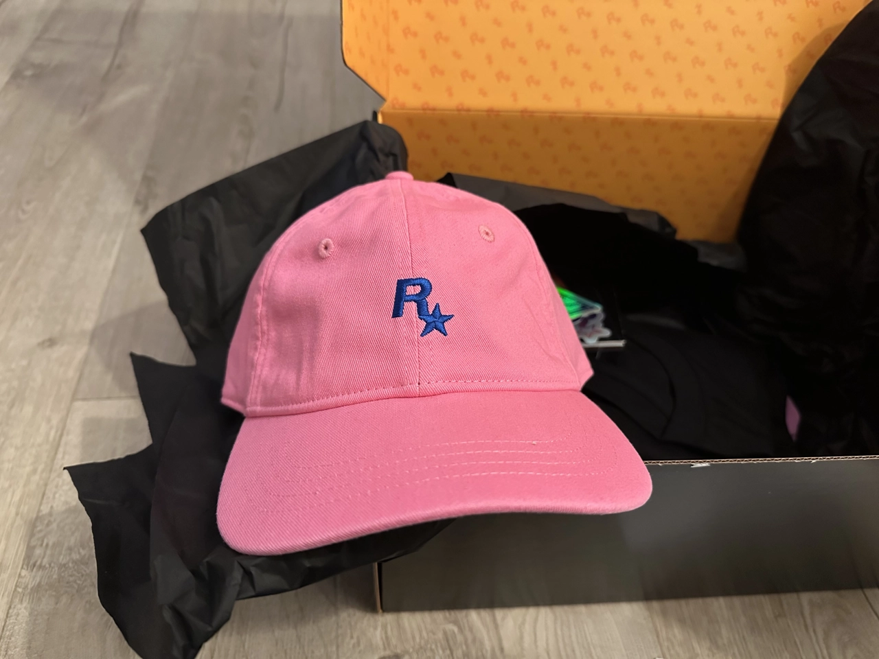 iGTA GTA 6 Merch Box Pink Rockstar Cap