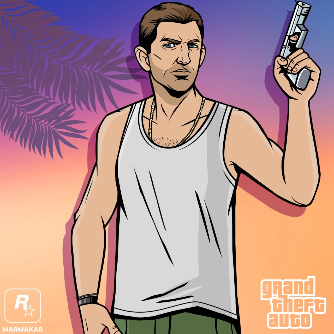 Jason In Vice City Art Style By Marmakar22