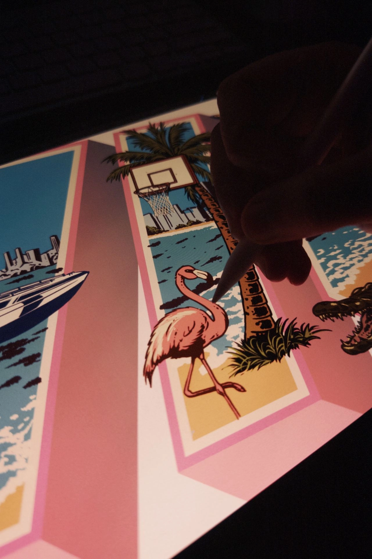 Miami Heat x Duvin Vice City Flamingo