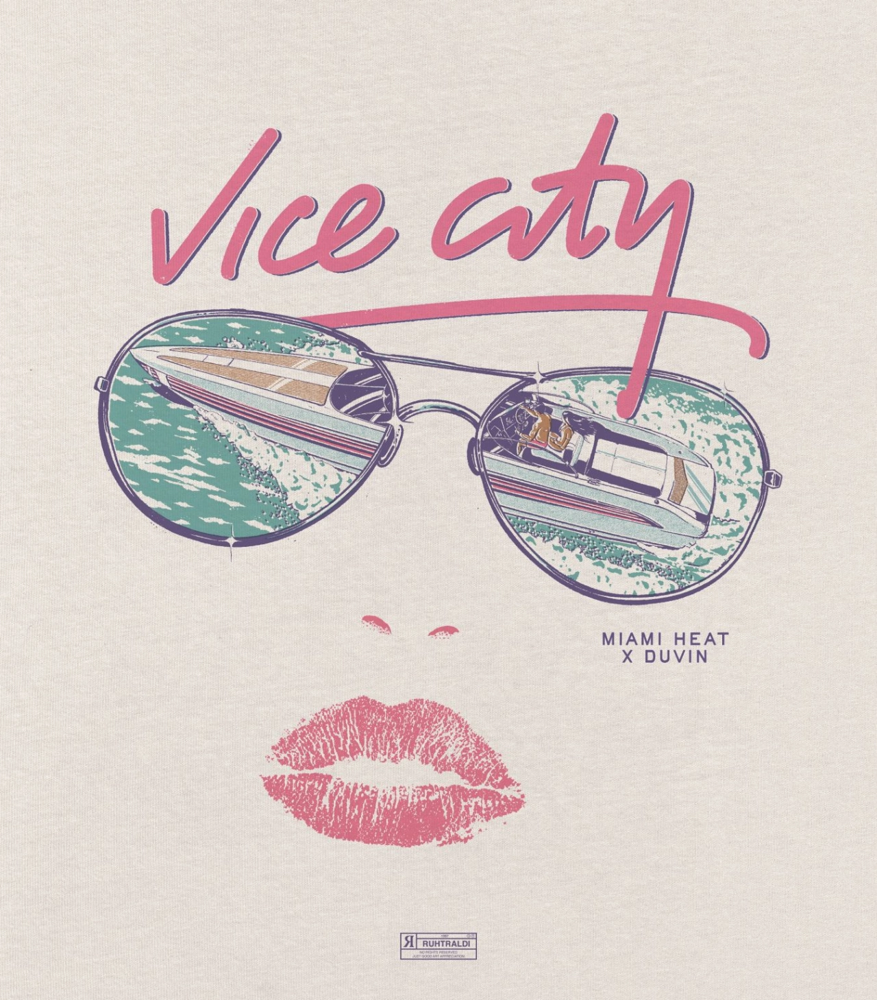 Miami Heat X Duvin Vice City Sunglasses 1