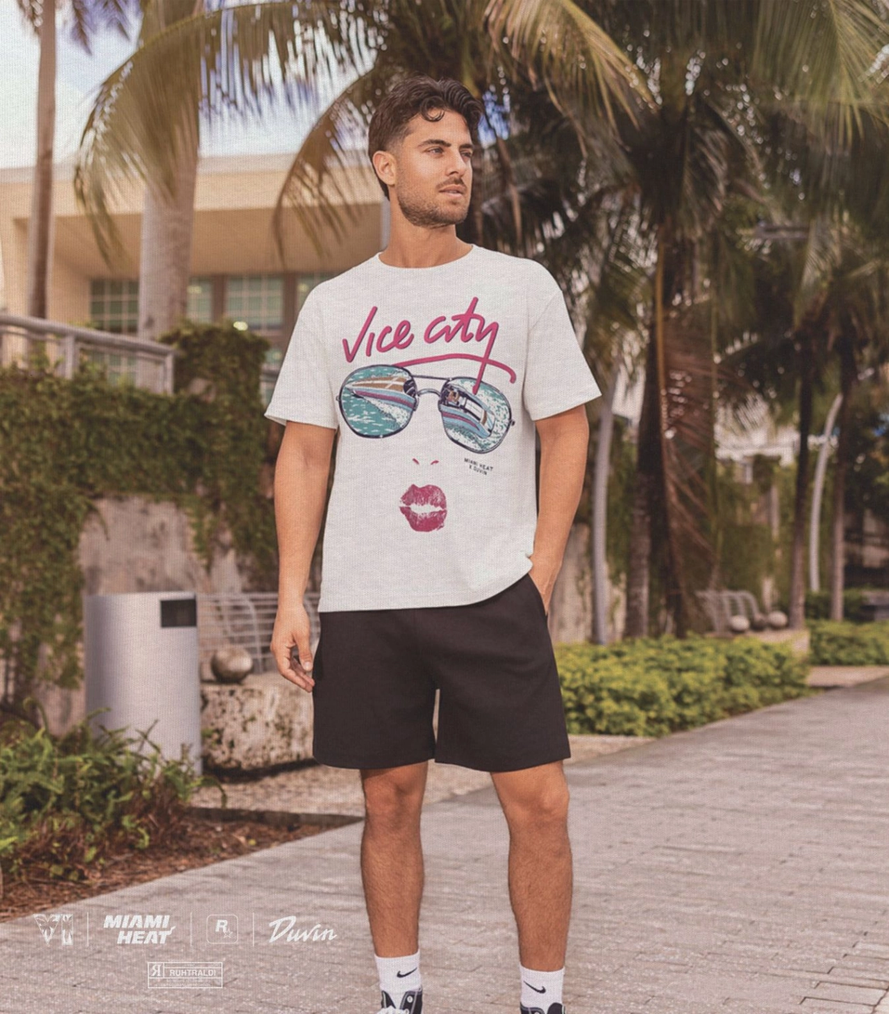 Miami Heat X Duvin Vice City Sunglasses 2