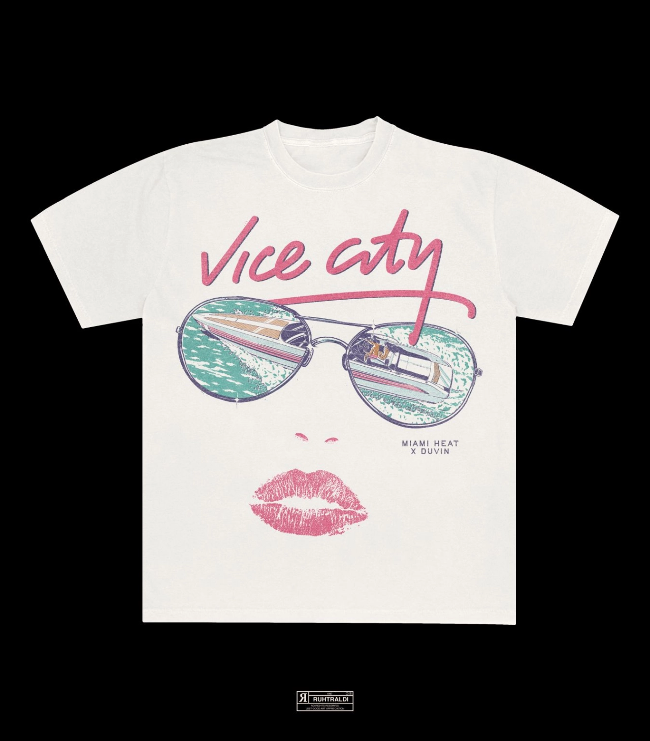 Miami Heat X Duvin Vice City Sunglasses 3