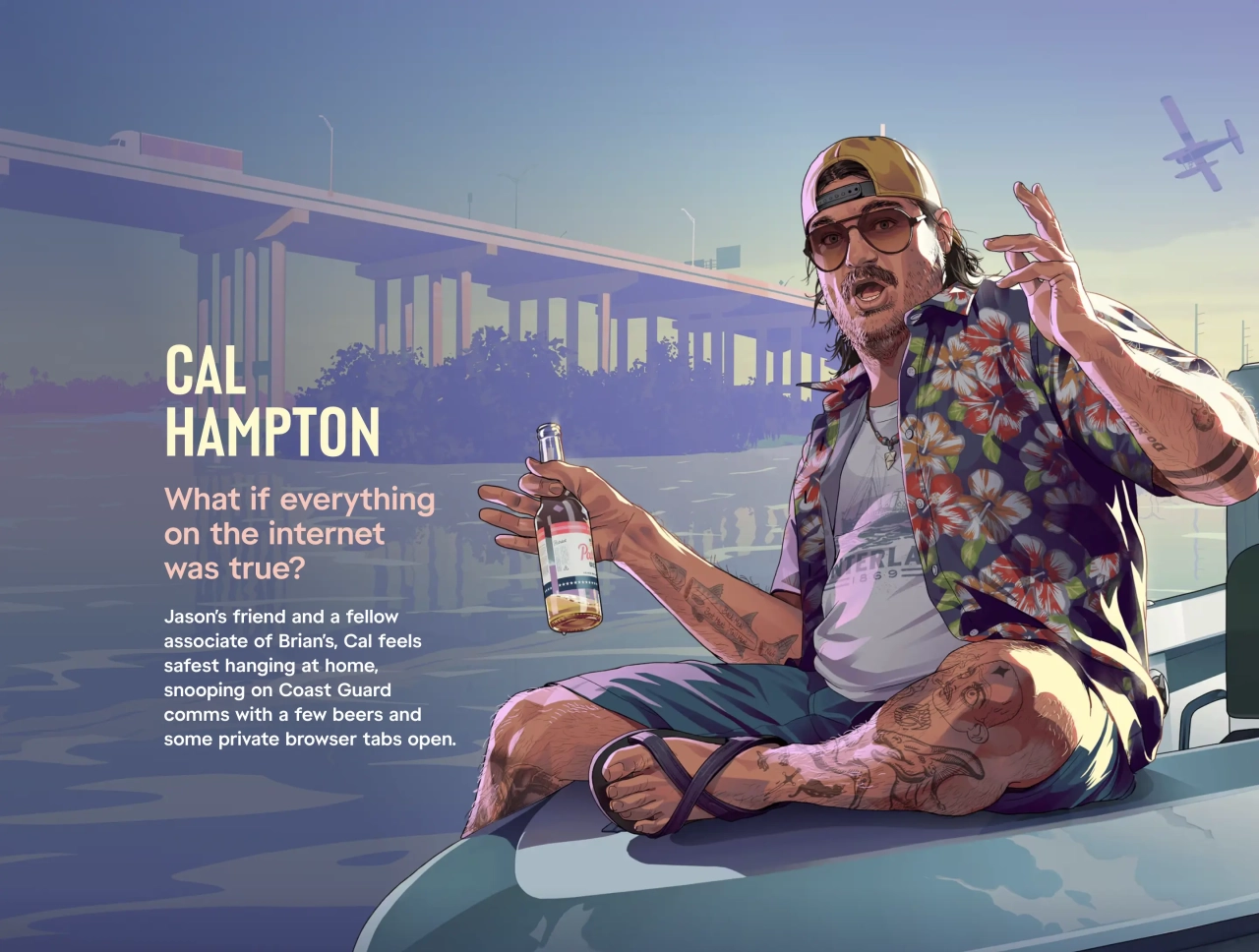Official GTA 6 Website Cal Hampton Intro
