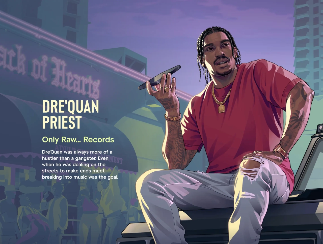 Official GTA 6 Website Drequan Priest Intro