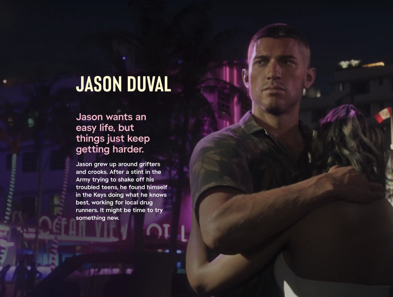 Official GTA 6 Website Jason Duval Intro