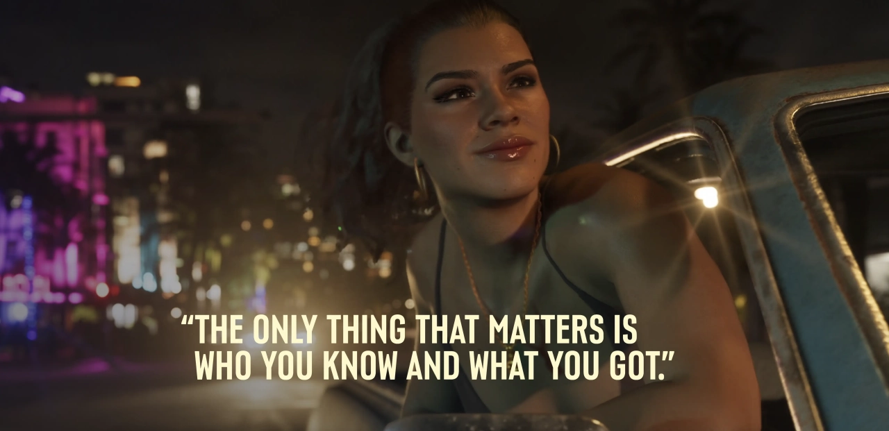 Official GTA 6 Website Lucia Caminos Quote