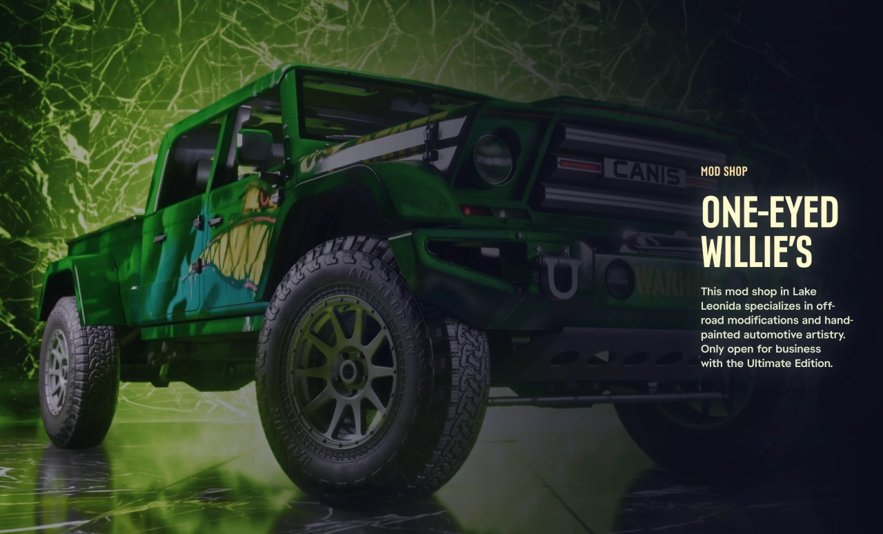 Official GTA 6 Website Ultimate Edition One Eyed Willies
