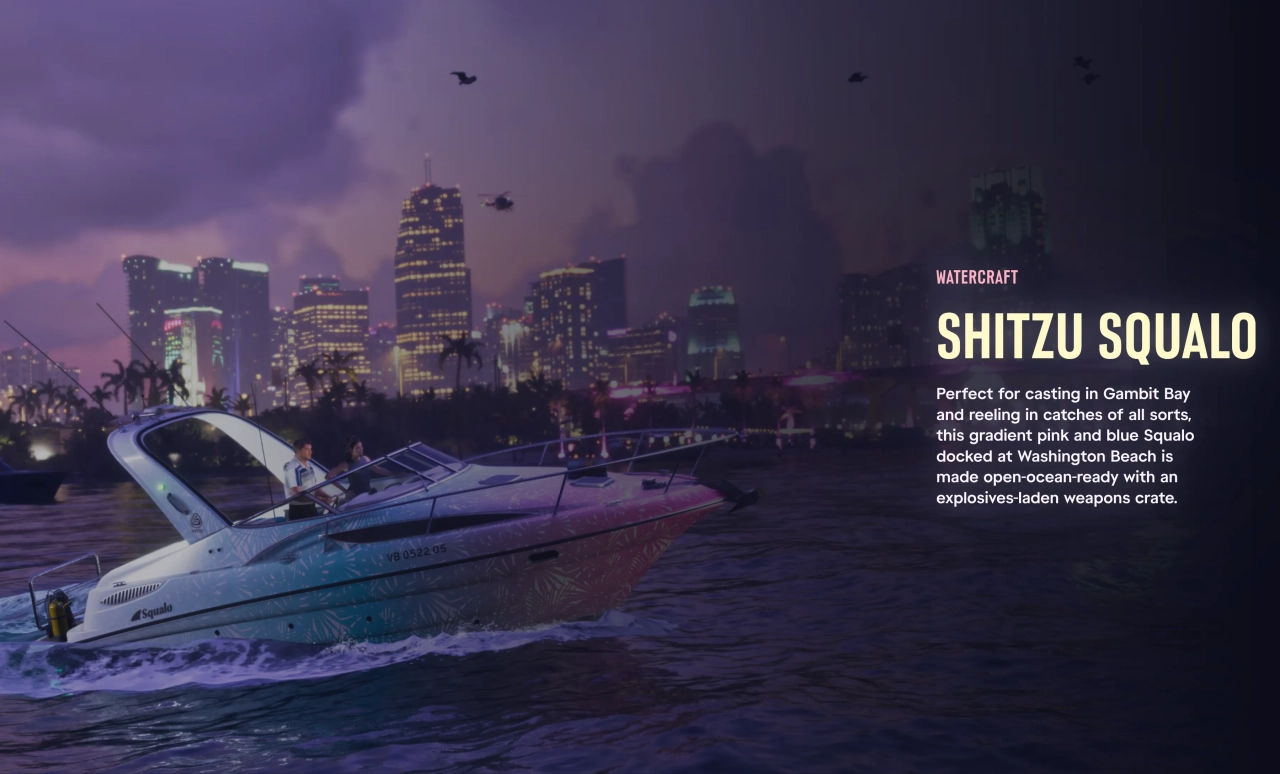 Official GTA 6 Website Ultimate Edition Squalo