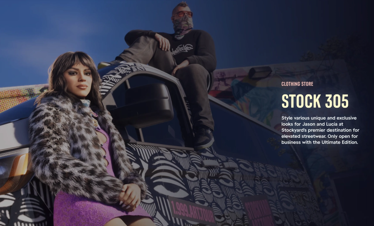 Official GTA 6 Website Ultimate Edition Stock 305