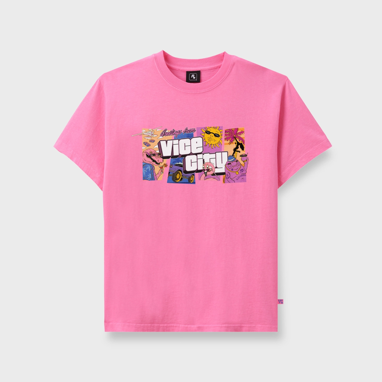 Pink Grand Theft Auto VI Goodtime State Tee