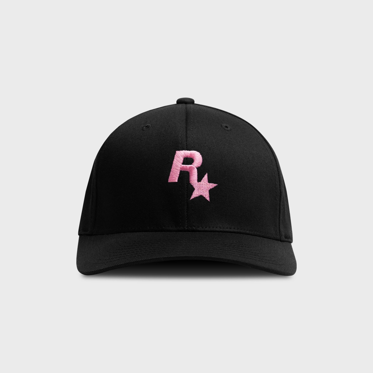 Rockstar Baseball Cap: Black and Pink