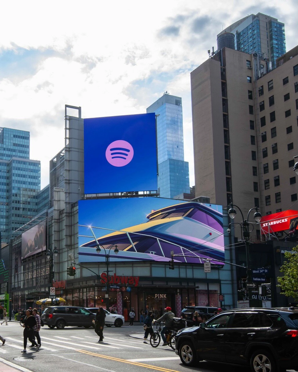 Spotify GTA 6 Billboard Boat
