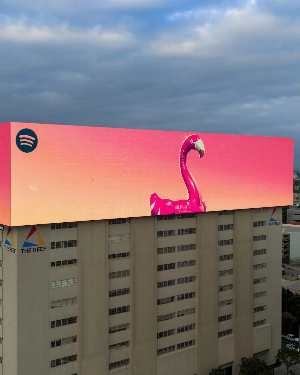 Spotify GTA 6 Billboard Flamingo