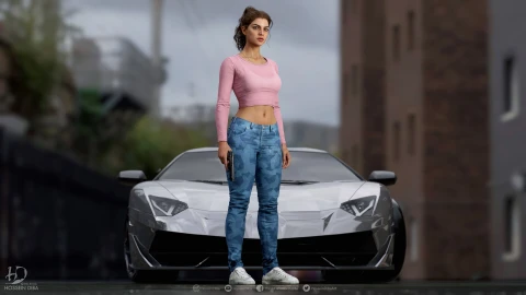 Creating Lucia - Hossein Diba's 3D Model of GTA 6's Female Protagonist