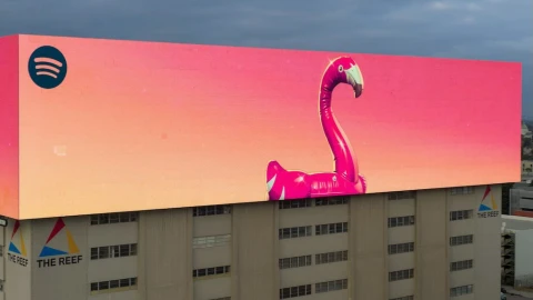 Spotify GTA 6 Billboard Flamingo Spotify GTA 6 Billboard Flamingo