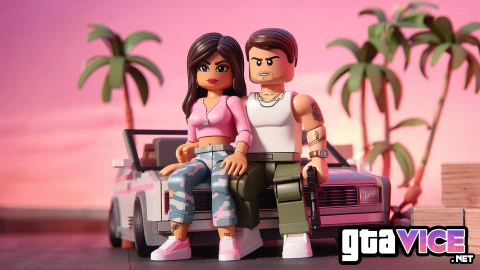 GTA VI Trailer 1 Scenes Recreated In Lego With AI