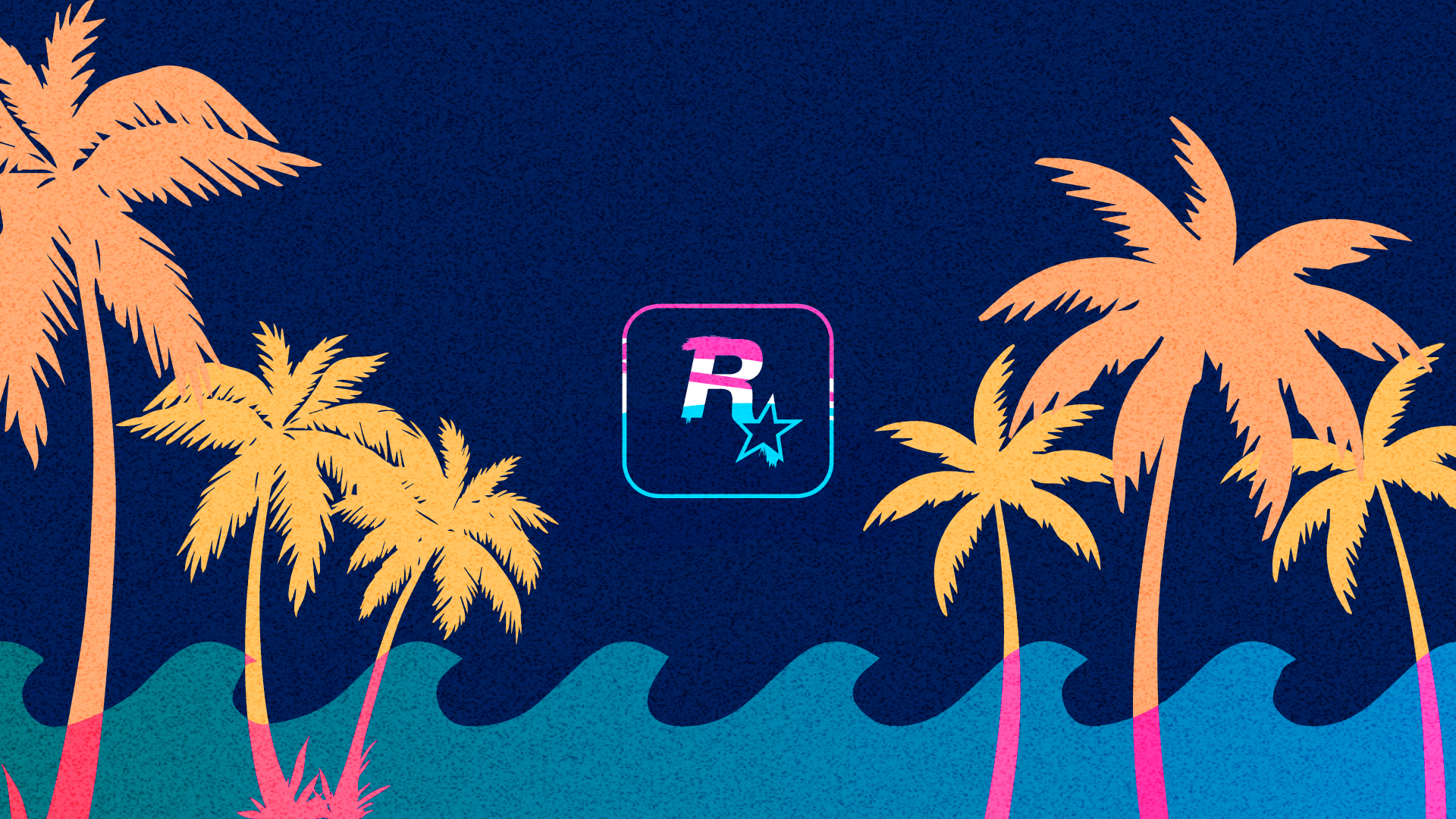 Rockstar Palm Tree Logo By mnm345