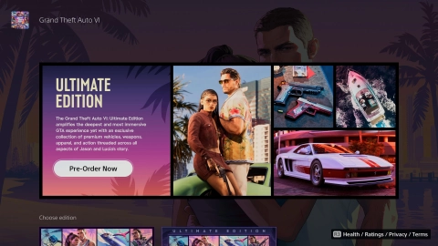 PlayStation Store Adds New GTA 6 Ultimate Edition Banner