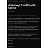 A Message From Rockstar Games - GTA VI Trailer Announcement