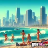 Beach Girls Concept Art (AI Generated By Psy)