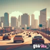 Freeway Traffic Concept Art (AI Generated By Psy)