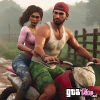 Lucia and Jason Dirt Bike Concept Art (AI Generated By Psy)