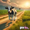 Runaway Cow Concept Art (AI Generated By Psy)
