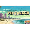 Vice Beach Postcard By HighlandScotty