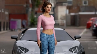 GTA 6 Lucia 3D Model By Hossein Diba 13 GTA 6 Lucia 3D Model By Hossein Diba 13