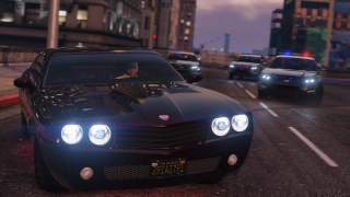 GTA V Screenshot - Dodging The Law